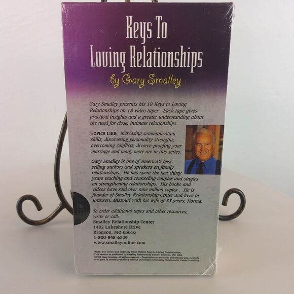 Keys To Loving Relationships by Gary Smalley on VHS (1998) SEALED - Picture 3 of 7
